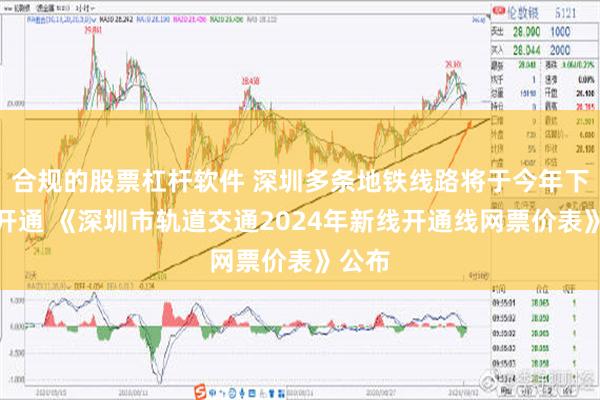 合规的股票杠杆软件 深圳多条地铁线路将于今年下半年开通 《深圳市轨道交通2024年新线开通线网票价表》公布