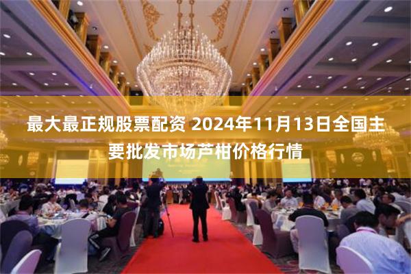 最大最正规股票配资 2024年11月13日全国主要批发市场芦柑价格行情